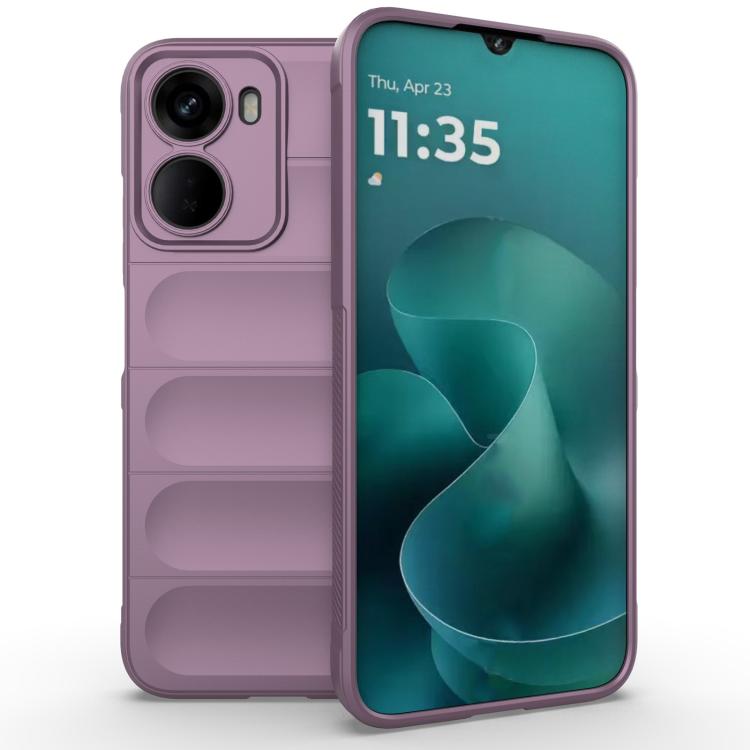 

For Redmi 15a 5G India Magic Shield TPU + Flannel Phone Case(Purple)