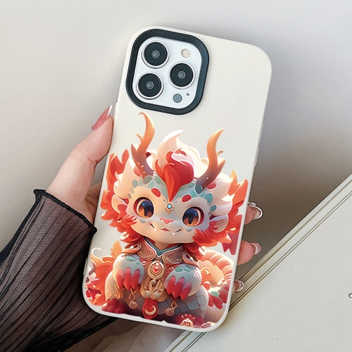 

For iPhone 12 / 12 Pro Loong Baby PC Hybrid TPU Phone Case(White)