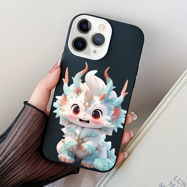 

For iPhone 11 Pro Loong Baby PC Hybrid TPU Phone Case(Black)