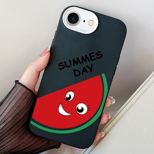 

For iPhone 7 / 8 / SE 2022 Watermelon PC Hybrid TPU Phone Case(Black)