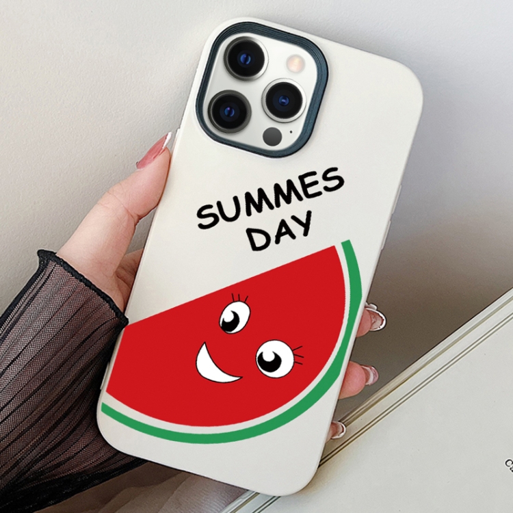 

For iPhone 12 / 12 Pro Watermelon PC Hybrid TPU Phone Case(White)
