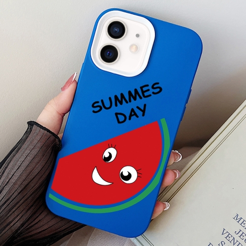 

For iPhone 11 Watermelon PC Hybrid TPU Phone Case(Blue)