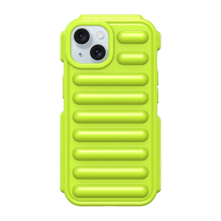 

For iPhone 15 Plus Capsule Series Candy Color TPU Phone Case(Green)