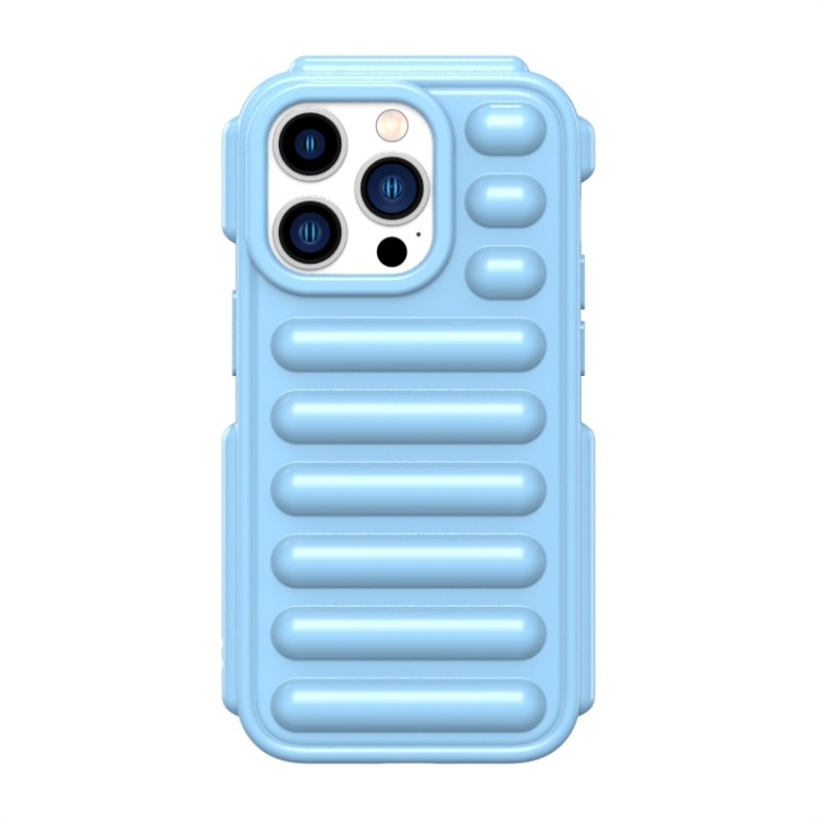 

For iPhone 14 Pro Max Capsule Series Candy Color TPU Phone Case(Blue)
