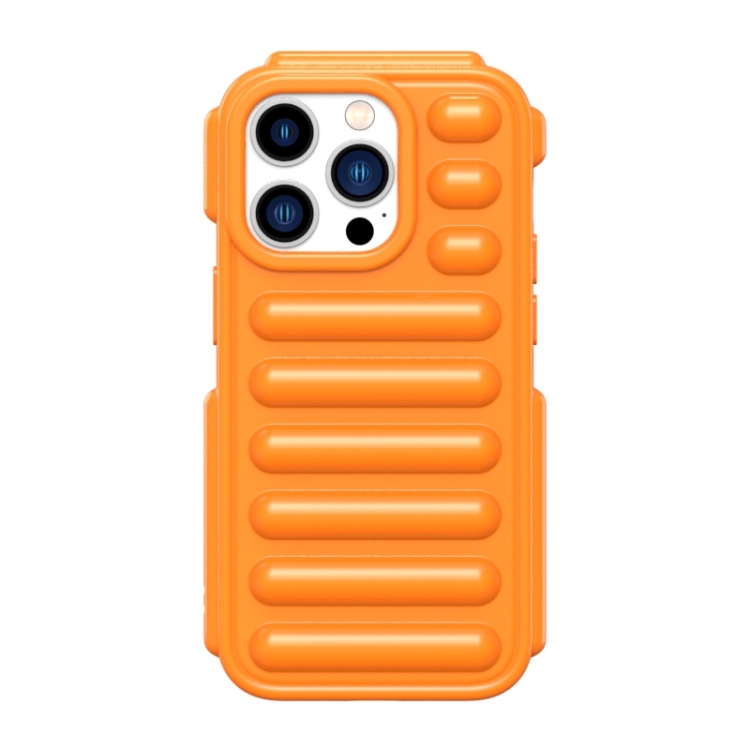 

For iPhone 14 Pro Capsule Series Candy Color TPU Phone Case(Orange)