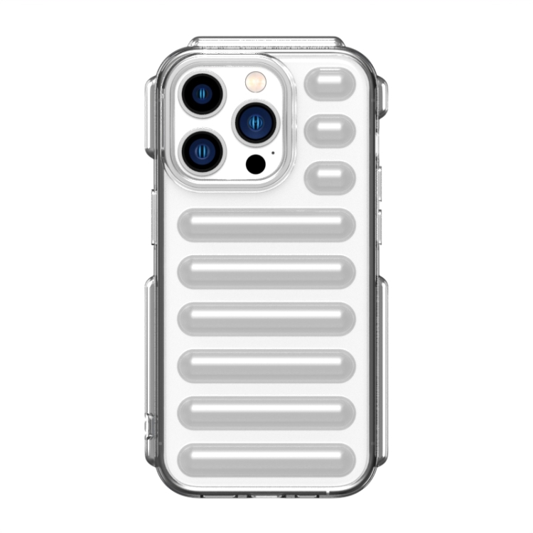 

For iPhone 14 Pro Capsule Series Candy Color TPU Phone Case(Transparent)