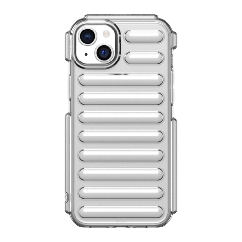 

For iPhone 14 Plus Capsule Series Candy Color TPU Phone Case(Transparent)