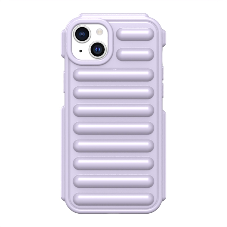 

For iPhone 14 Plus Capsule Series Candy Color TPU Phone Case(Purple)