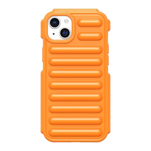 

For iPhone 14 Capsule Series Candy Color TPU Phone Case(Orange)