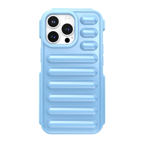 

For iPhone 13 Pro Max Capsule Series Candy Color TPU Phone Case(Blue)