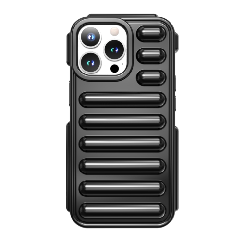 

For iPhone 13 Pro Capsule Series Candy Color TPU Phone Case(Black)