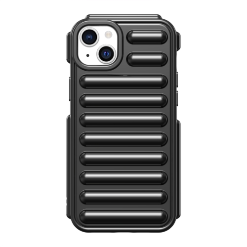 

For iPhone 13 Capsule Series Candy Color TPU Phone Case(Black)
