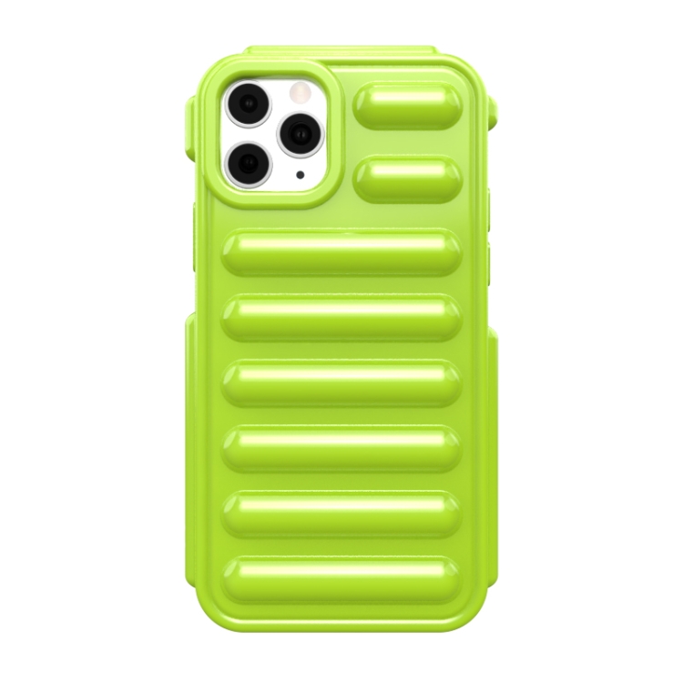 

For iPhone 11 Pro Max Capsule Series Candy Color TPU Phone Case(Green)