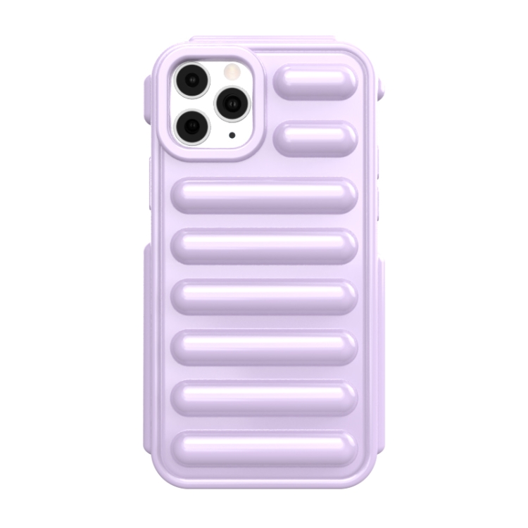 

For iPhone 11 Pro Max Capsule Series Candy Color TPU Phone Case(Purple)