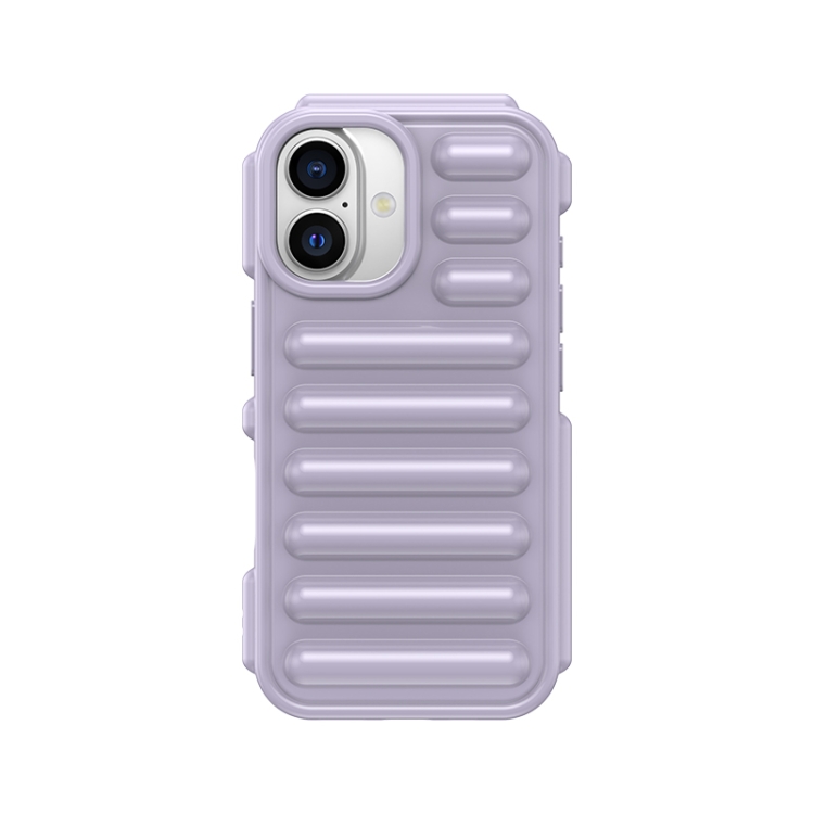 

For iPhone 16 Capsule Series Candy Color TPU Phone Case(Purple)