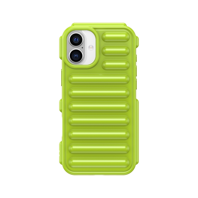 

For iPhone 16 Plus Capsule Series Candy Color TPU Phone Case(Green)