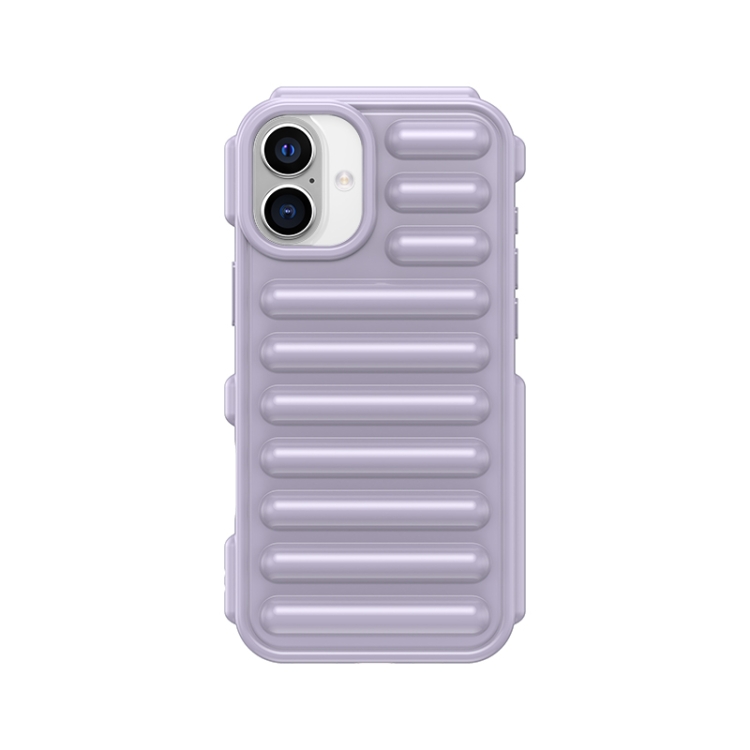 

For iPhone 16 Plus Capsule Series Candy Color TPU Phone Case(Purple)