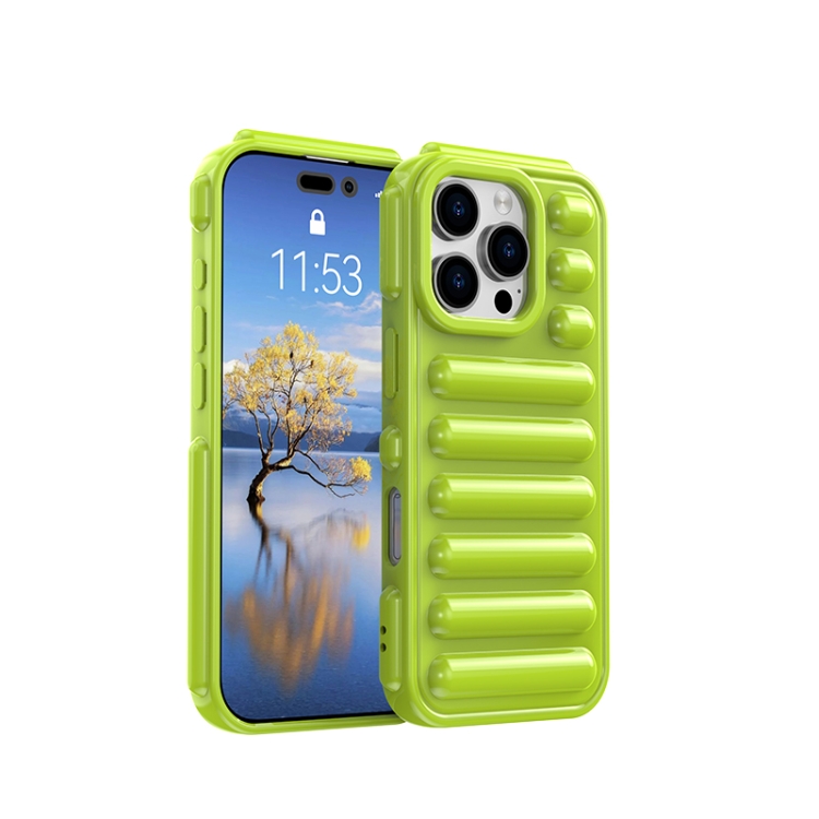 

For iPhone 16 Pro Capsule Series Candy Color TPU Phone Case(Green)