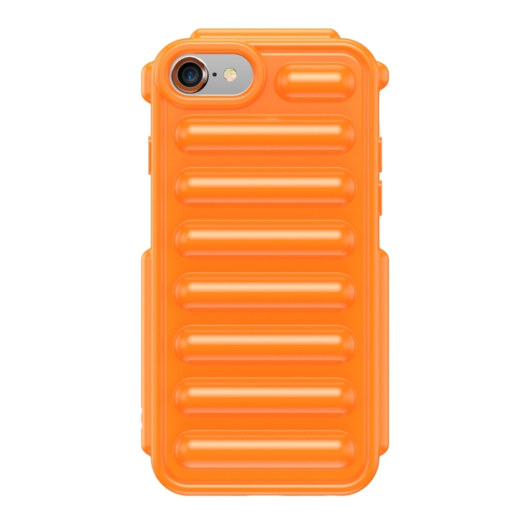 

For iPhone SE 2020 Capsule Series Candy Color TPU Phone Case(Orange)