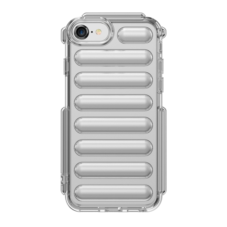 

For iPhone 8 Capsule Series Candy Color TPU Phone Case(Transparent)
