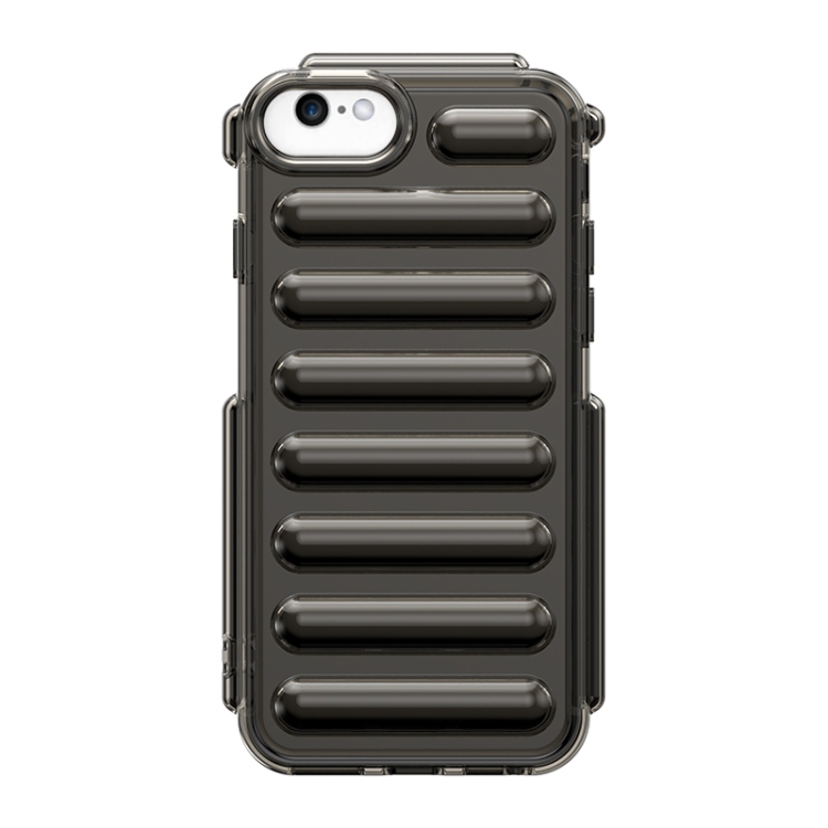 

For iPhone 6s Capsule Series Candy Color TPU Phone Case(Transparent Grey)