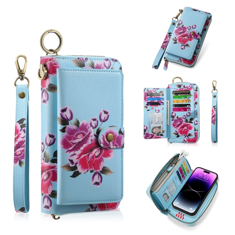 For iPhone 14 Pro Max POLA MagSafe Flower Multi-functional