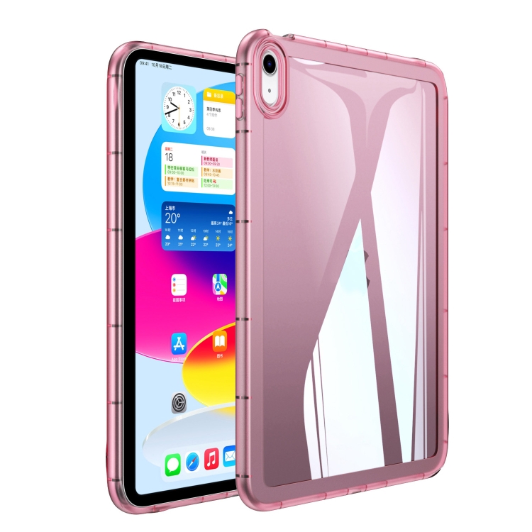 

For iPad 2025 / 2022 Clear TPU Tablet Case(Pink)