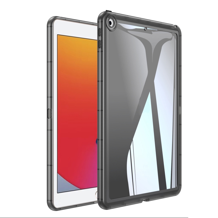 

For iPad 10.2 2021 / 2020 / 2019 Clear TPU Tablet Case(Black)
