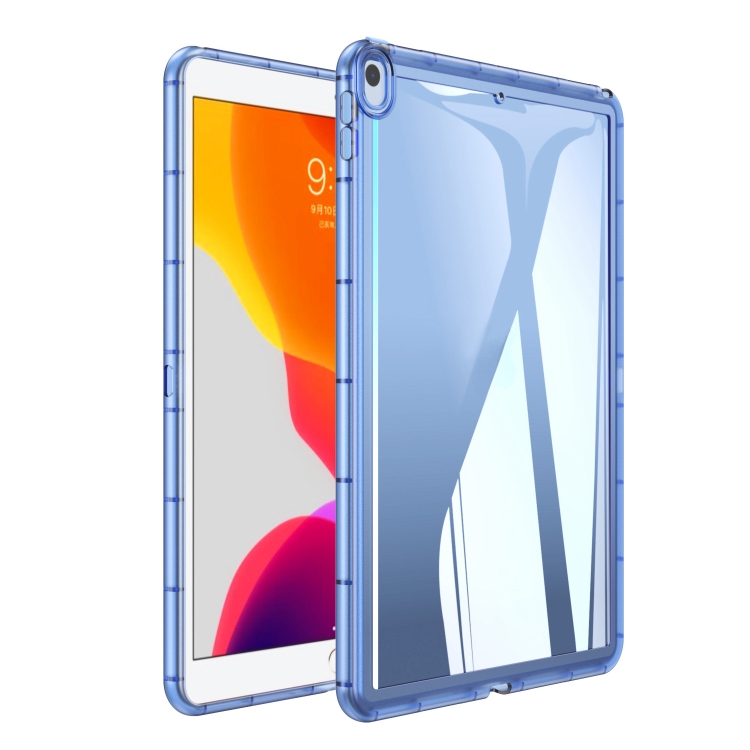 

For iPad Air 3 10.5 2019 Clear TPU Tablet Case(Blue)