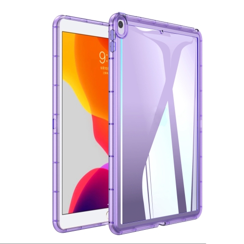 

For iPad Air 3 10.5 2019 Clear TPU Tablet Case(Purple)