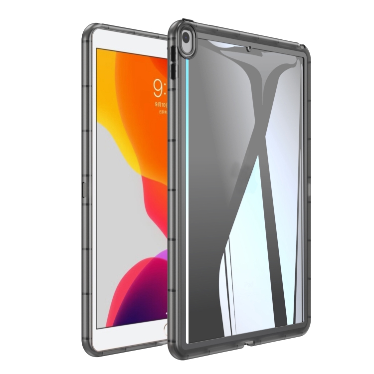 

For iPad Air 3 10.5 2019 Clear Acrylic Hybrid TPU Tablet Case(Black)