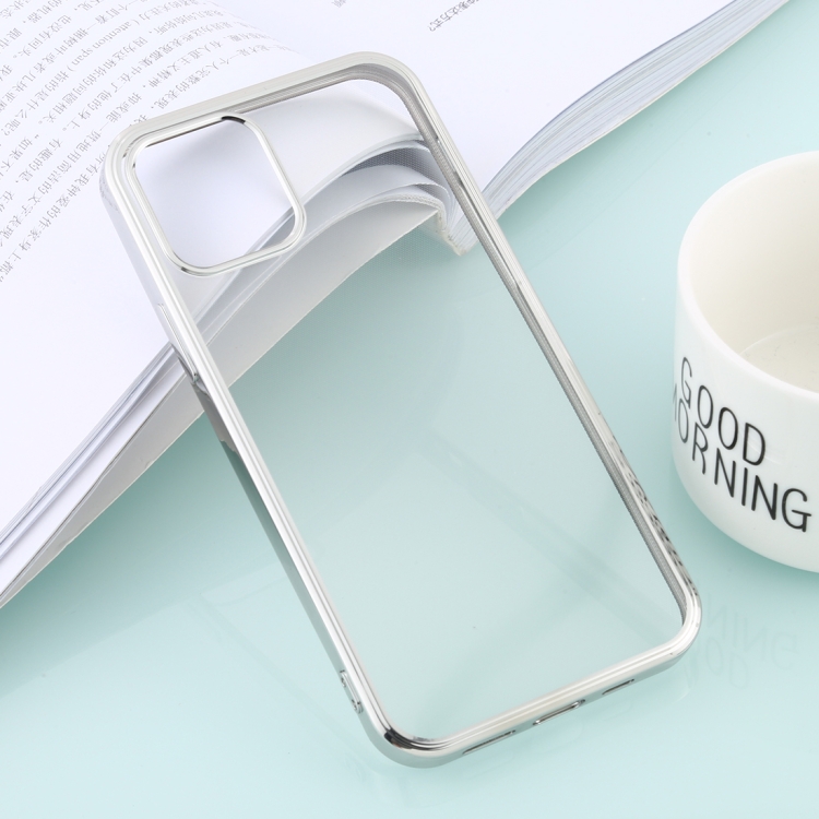 

For iPhone 12 mini Ultra-thin Plating TPU Protective Soft Case(Silver)