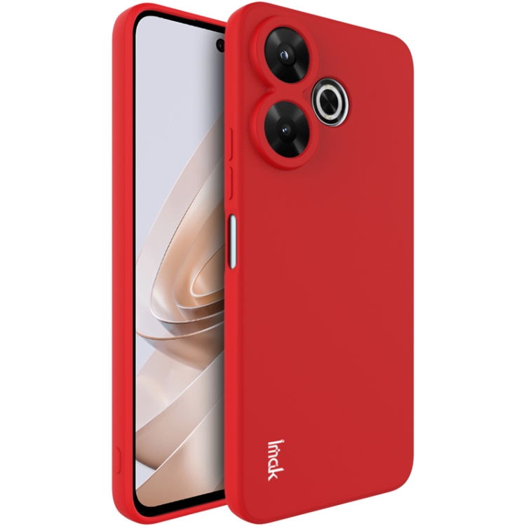 

For Xiaomi Redmi 13 4G Global IMAK UC-4 Series Straight Edge TPU Soft Phone Case(Red)