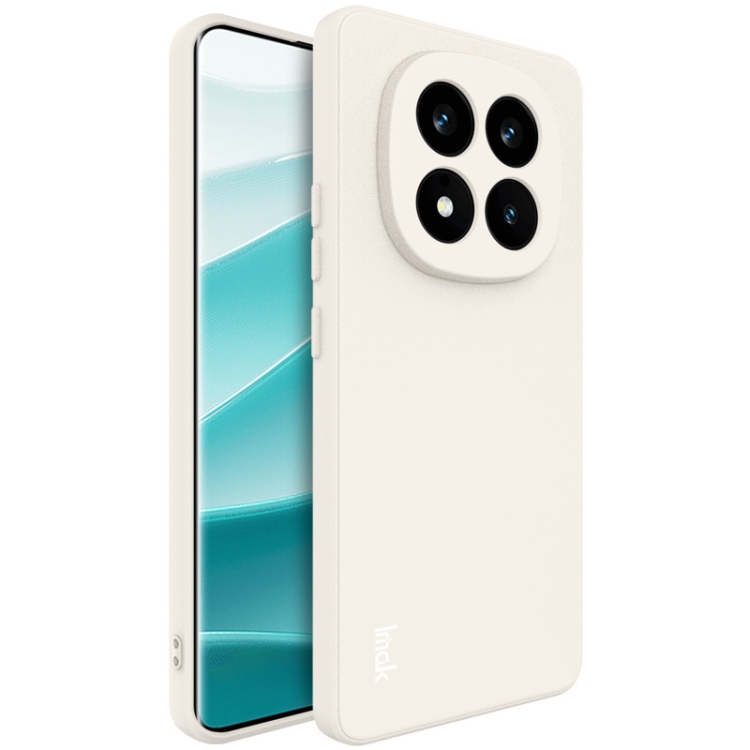 

For Redmi Note 14 Pro+ 5G IMAK UC-4 Series Straight Edge TPU Soft Phone Case(White)