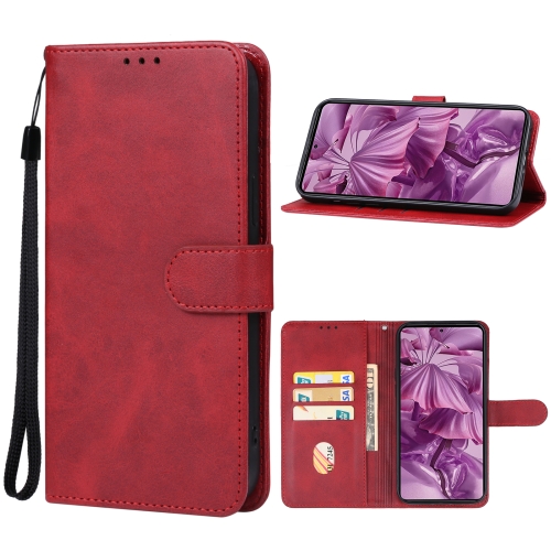 

For HMD Pulse Leather Phone Case(Red)