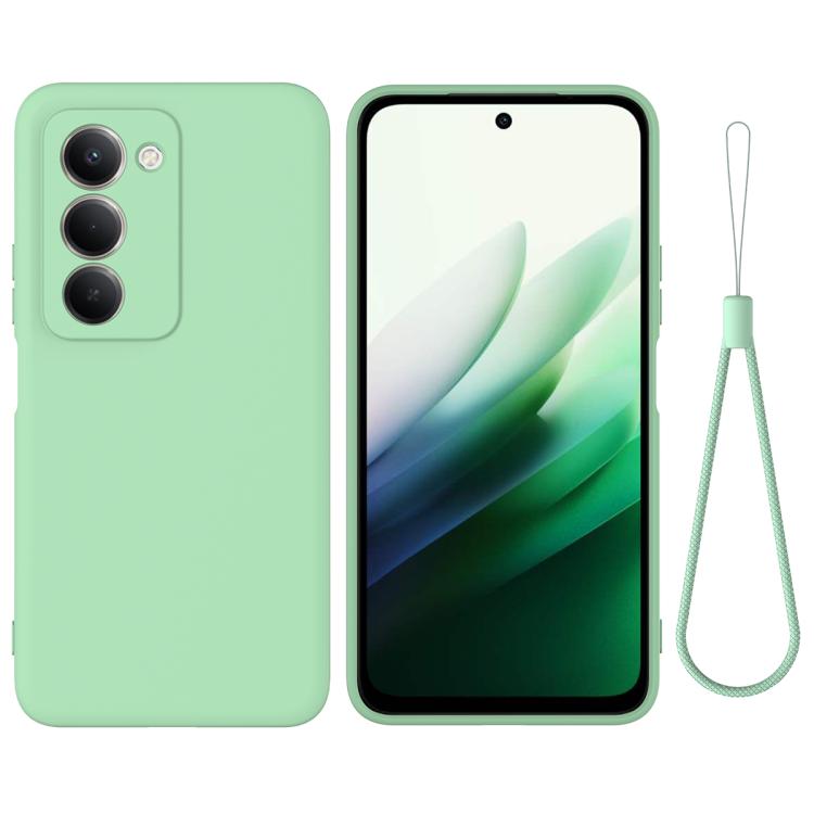 

For Redmi 15 5G Global / 15 4G SEA 169mm Solid Color Liquid Silicone Dropproof Full Coverage Phone Case(Green)