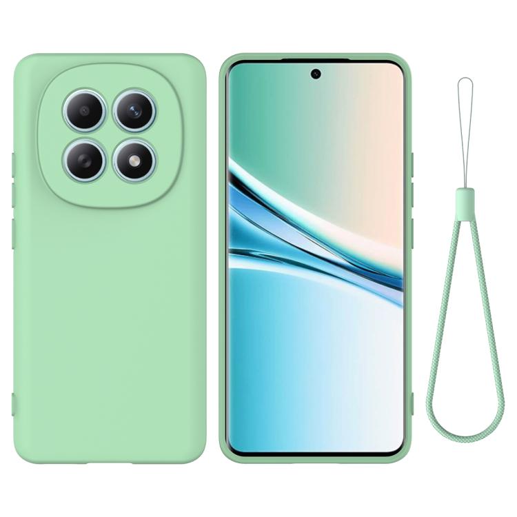 

For Redmi Note 15 4G Global 164mm Solid Color Liquid Silicone Dropproof Full Coverage Phone Case(Green)