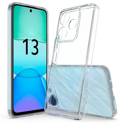 

For Redmi Note 13R 5G Scratchproof Acrylic TPU Phone Case(Transparent)