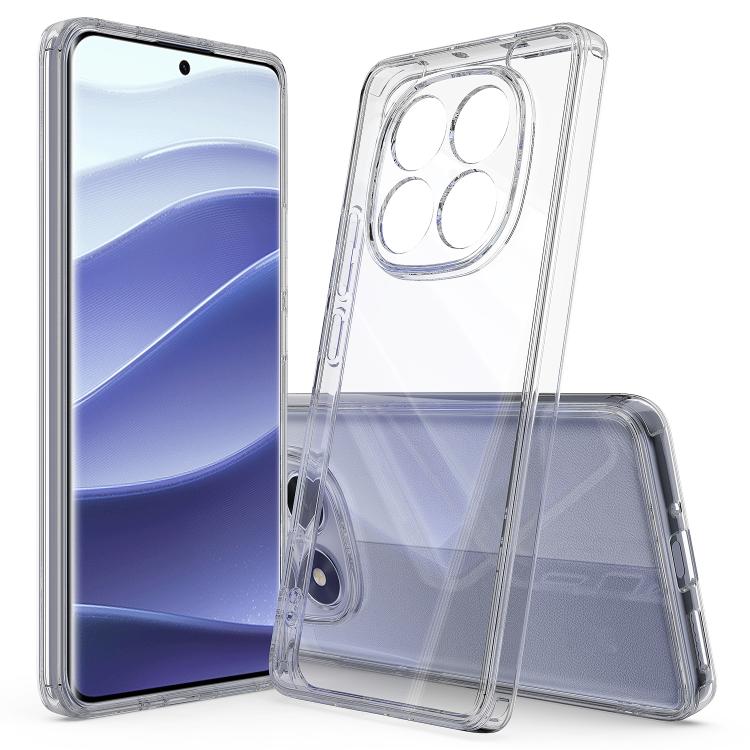 

For Redmi Note 14 Pro 4G Scratchproof Acrylic TPU Phone Case(Transparent)
