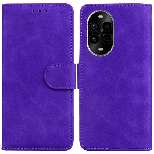 

For Huawei nova 13 Pro Skin Feel Pure Color Flip Leather Phone Case(Purple)