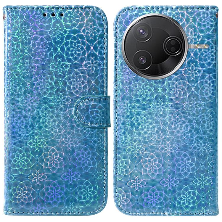 

For Redmi K80 / K80 Pro / Xiaomi Poco F7 Pro Colorful Magnetic Buckle Leather Phone Case(Blue)