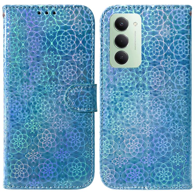 

For Redmi 15 5G Global / 15 4G SEA 169.5mm Colorful Magnetic Buckle Leather Phone Case(Blue)
