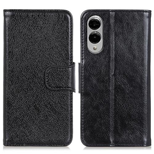 

For Samsung Galaxy S25 Edge 5G Nappa Texture Horizontal Flip Leather Phone Case(Black)