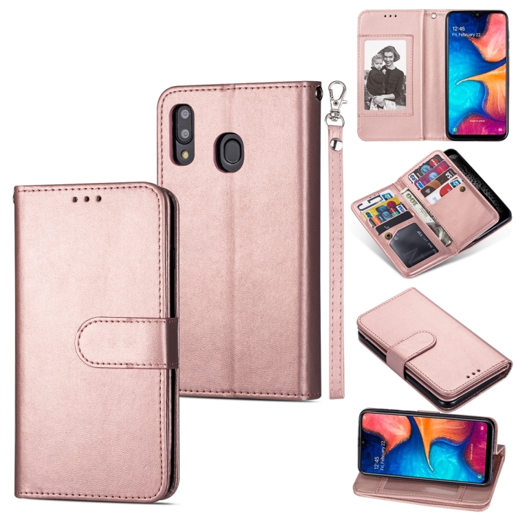 For Samsung Galaxy A20 Ultra-thin Card Horizontal Flip Leather