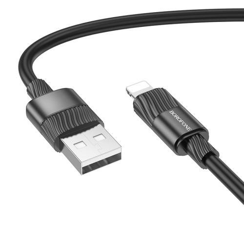 

Borofone BX106 2.4A USB-A to 8 Pin Fast Charge Data Cable, Length:1m(Black)