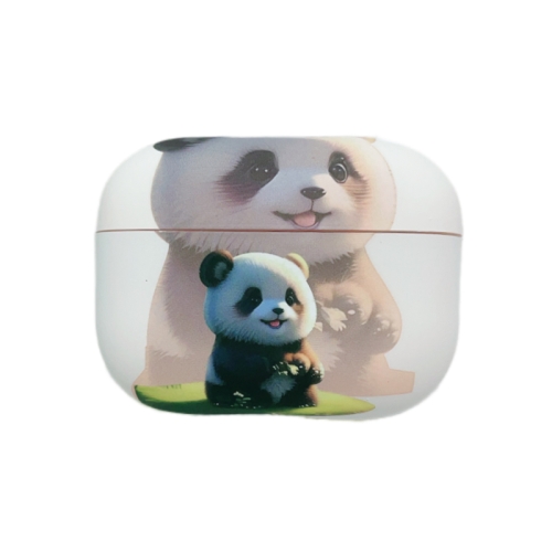 

For AirPods Pro 2 Phantom Panda Pattern Earbuds Box Frosted TPU Case(White)