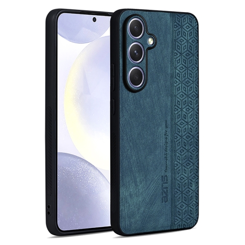 

For Samsung Galaxy S25+ 5G AZNS 3D Embossed Skin Feel Phone Case(Dark Green)