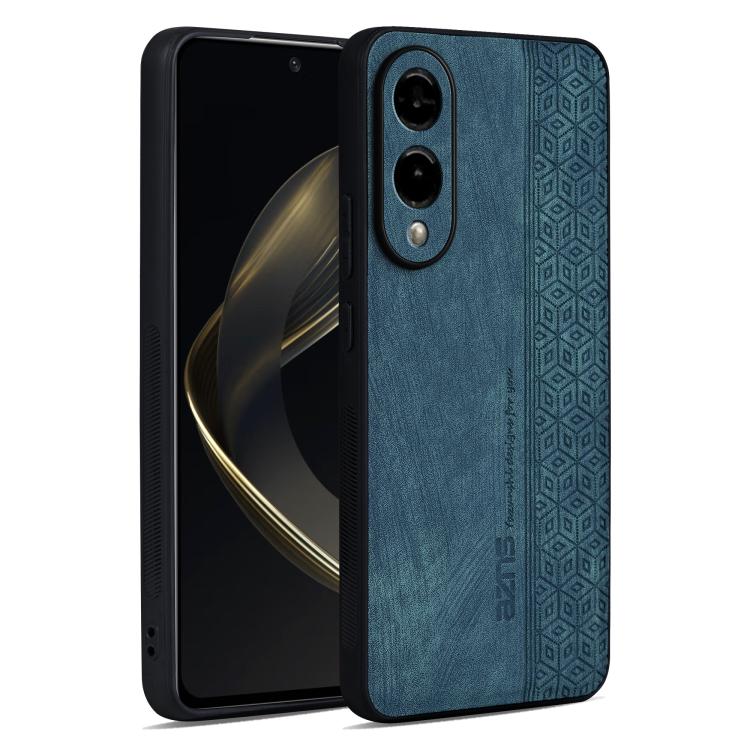 

For Samsung Galaxy S25 Edge 5G AZNS 3D Embossed Skin Feel Phone Case(Dark Green)