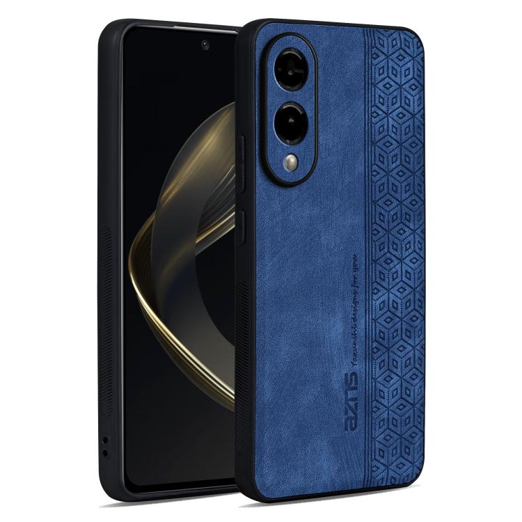 

For Samsung Galaxy S25 Edge 5G AZNS 3D Embossed Skin Feel Phone Case(Sapphire Blue)