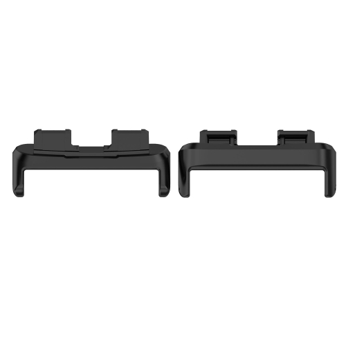 

For Huawei Band 9 / 9 NFC 1 Pair Stainless Steel Metal Watch Band Connector(Black)